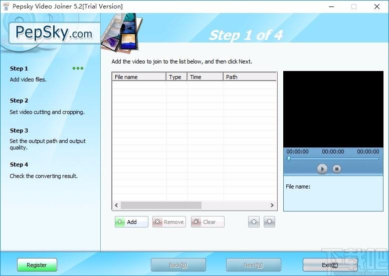 Pepsky RMVB Video Joiner下载,RMVB视频合并工具