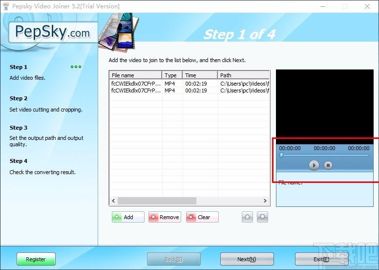 Pepsky RMVB Video Joiner下载,RMVB视频合并工具
