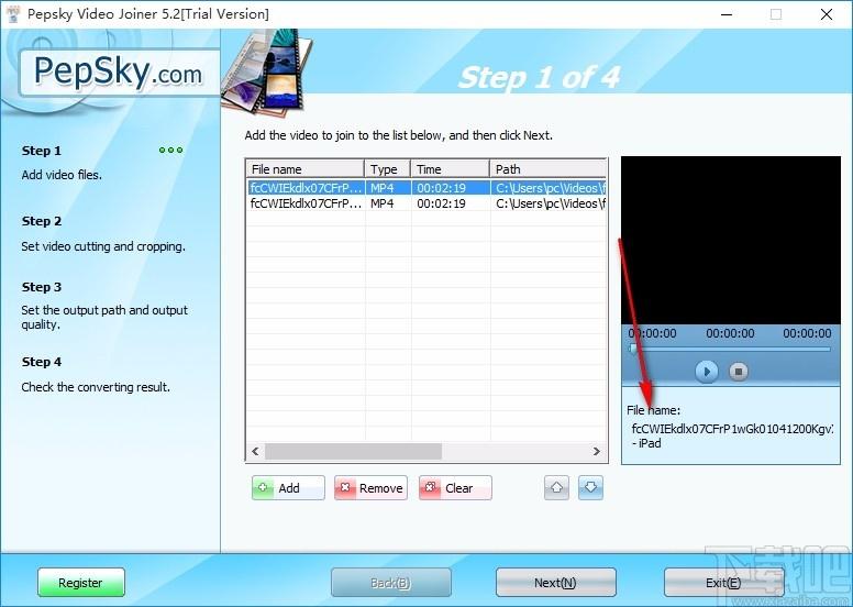 Pepsky RMVB Video Joiner下载,RMVB视频合并工具